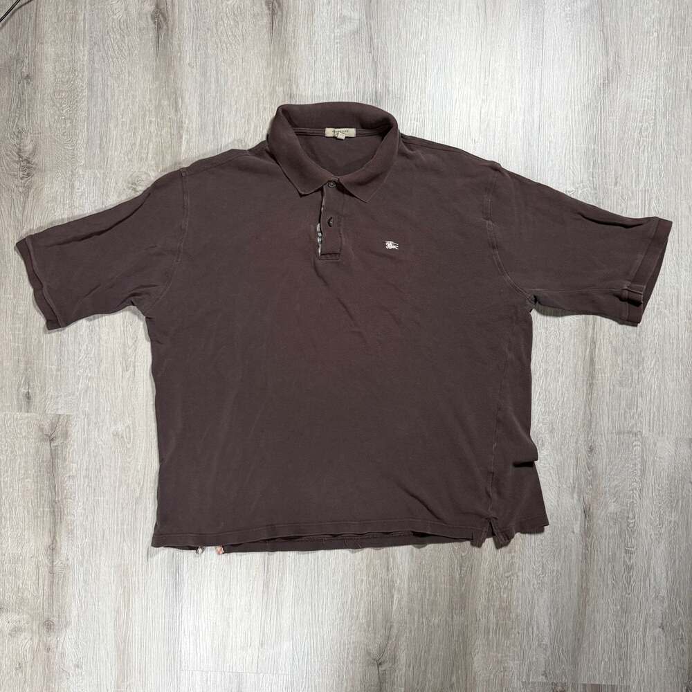 Burberry London Brown Polo Shirt XL